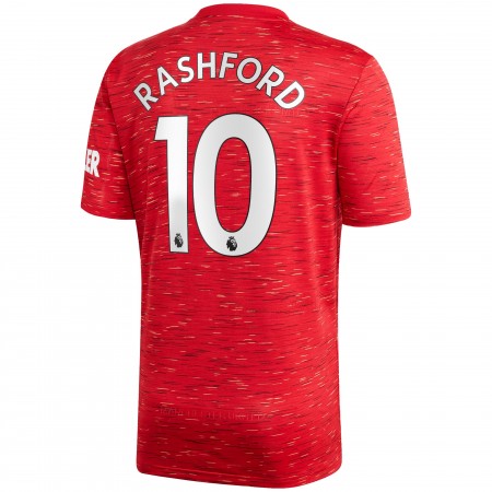 Fußballtrikots Manchester United Marcus Rashford 10 Heim Trikotsatz 2020-2021